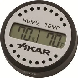 Xikar Digital Hygrometer Round