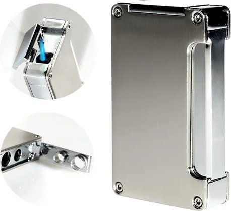 Adorini Jet-flame lighter - silver Adorini Jet-flame lighter - silver