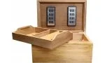Humidor Bamboo Frosted 100