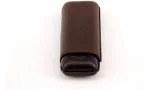 Davidoff Cigar Case XL-2 Brown Leather 'Leaf'
