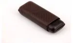 Davidoff Cigar Case XL-2 Brown Leather 'Leaf'