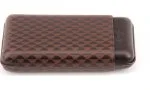 Davidoff cigar case XL-3 leather brown curing