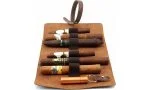adorini Cigar Roll Real Leather Brown