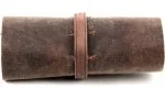 adorini Cigar Roll Real Leather Brown