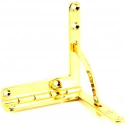 Gold-Plated Quadrant Hinge Large 60x56mm