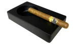 BigSmoke wooden cigar ashtray black for 1 cig photo 2
