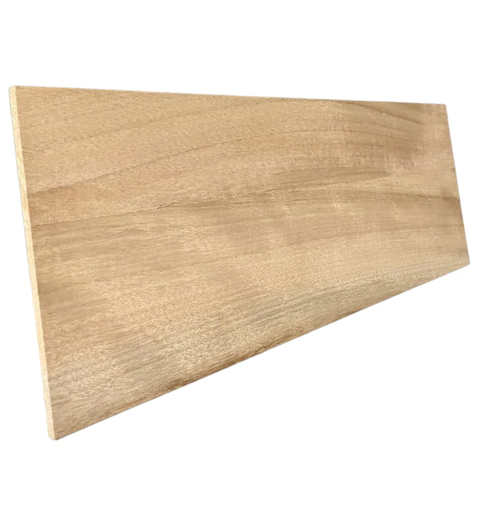 Okume wood veneer 42 mm x 15.3 mm x 5 mm
