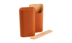 adorini cigar case real leather 2-3 cigars Crocus Orange photo 2