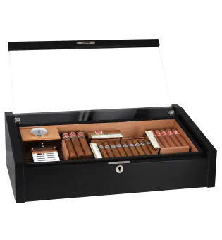 adorini Vega Deluxe Display Humidor Black photo 109