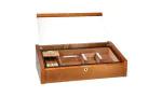 adorini Vega Deluxe Glass Top Humidor Mahogany photo 18