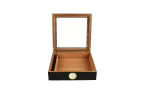 BigSmoke Humidor black with glas lid photo 4