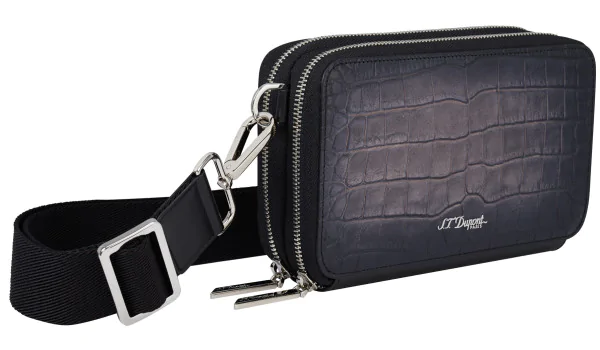 S.T. Dupont Le Grand Atelier Cigar Crossbody Bag Black 141052
