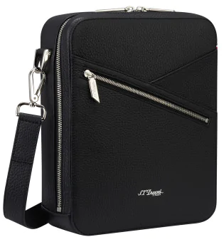 S.T. Dupont Neo Capsule Cigar Crossbody Bag Black 141003
