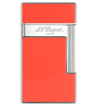 S.T. Dupont Slimmy Lighter Coral Lacquer Chrome 028006