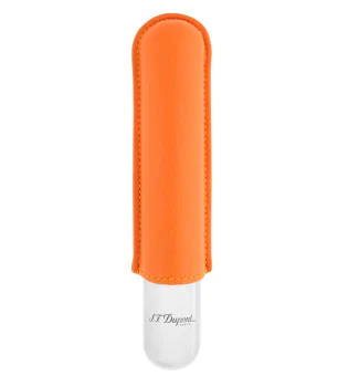 S.T. Dupont Cigar Case Orange Chrome 183166