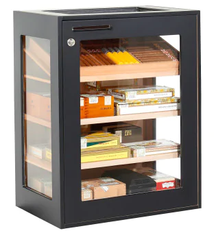 adorini Salina Humidor Cabinet Black