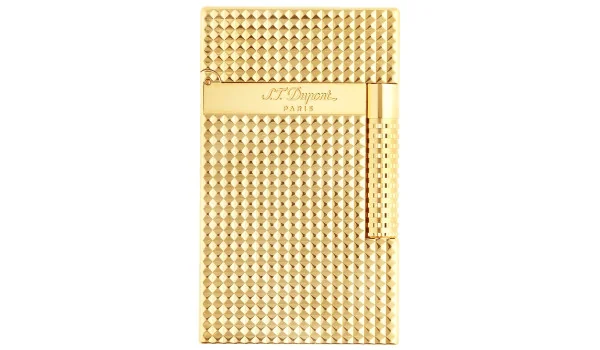S.T. Dupont Le Grand Cling Lighter Diamond Head Yellow Gold C23009