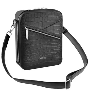 S.T. Dupont Le Grand Atelier Cigar Crossbody Bag Black 141053