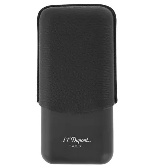 S.T. Dupont Cigar Case for 3 Cigars Matte Black 183340
