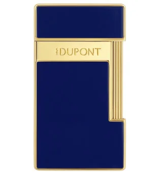 S.T. Dupont Slimmy Lighter Blue Lacquer Gold 028225