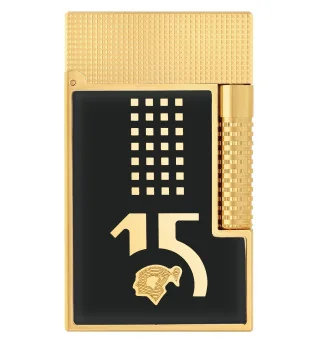 S.T Dupont Le Grand Cling Lighter Behike Black Yellow Gold C23003CL