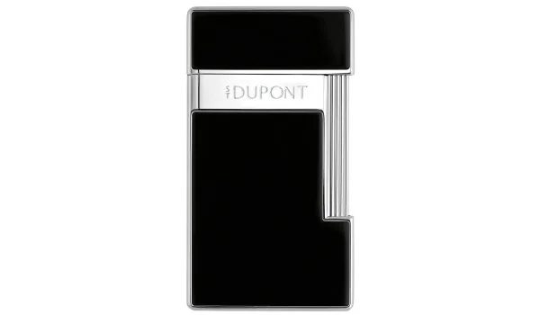 S.T. Dupont Slimmy Lighter Black Lacquer Chrome 028221