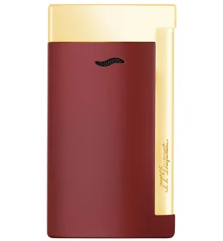 S.T. Dupont Slim 7 Lighter Lotus Red/Gold Finish