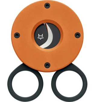 Fox Cigar Scissors The Circle Orange Aluminium 743 OR