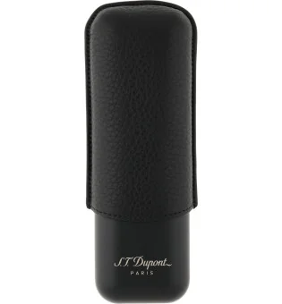 S.T. Dupont Cigar Case for 2 Cigars black matte grey 183240