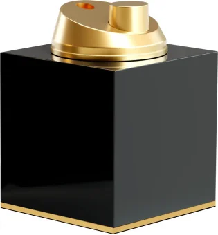 adorini Table Jet Lighter High Gloss Black Gold