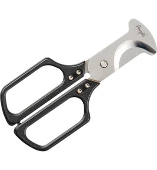 Angelo cigar scissors high end metal black and silver