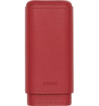 adorini cigar case genuine leather Red 2-3 cigars