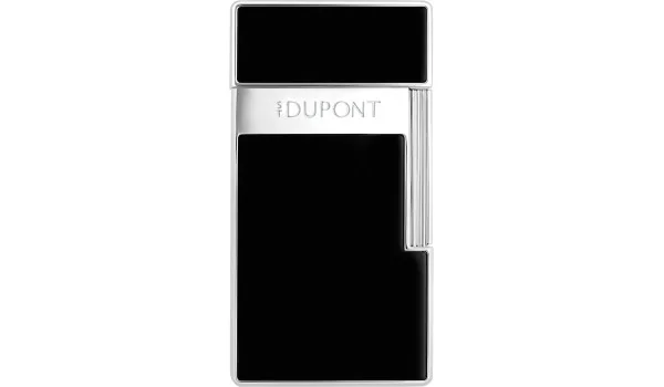 S.T. Dupont Biggy Lighter Black Lacquer Chrome 025221