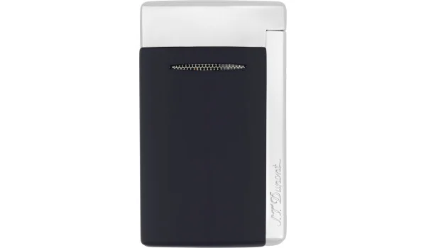 S.T. Dupont Minijet Lighter Blue Chrome 010811