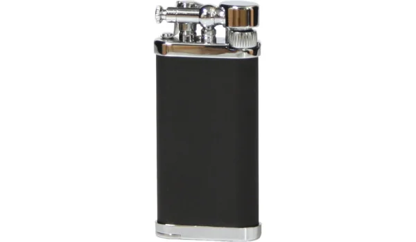 IM Corona pipe lighter Old Boy chrom/black
