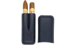 Jemar Leather Double Cigar Case Edge Beruga Blue 464/2 photo 4