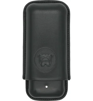 Bulldog by Dunhill Cigar Case Robusto Black 2