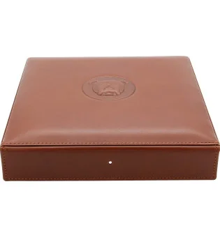 Bulldog by Dunhill Travel Humidor 10 Brown