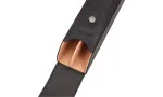 adorini pocket leather cigar case 2 cigars black and red yarn with pouch for cutter or lighter photo 14