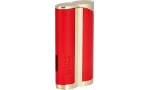 adorini Single Jet Curve Lighter Red / Satin gold incl. Cigar Punch photo 6