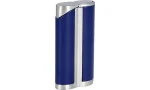 adorini Single Jet Curve Lighter Blue / Satin Silver incl. Cigar Punch photo 7