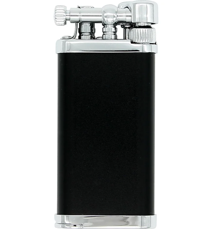 IM Corona pipe lighter Old Boy chrom/black photo 2