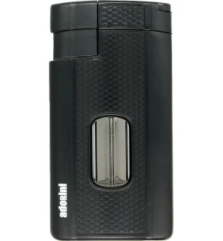 adorini Triple Jet Lighter V-Cut Black