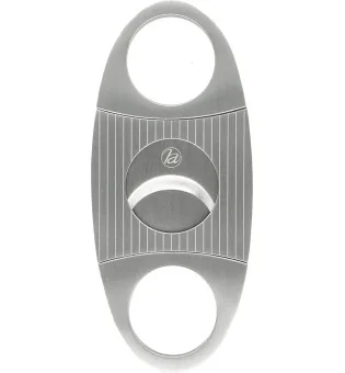 Cigar Cutter Stripes Day Chrome Satin