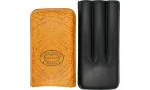 Partagas Classic Cigar Case Leather orange and black 3 pcs. photo 4