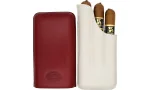 Romeo y Julieta Cigar Case Leather red and gray 3 pcs. photo 3