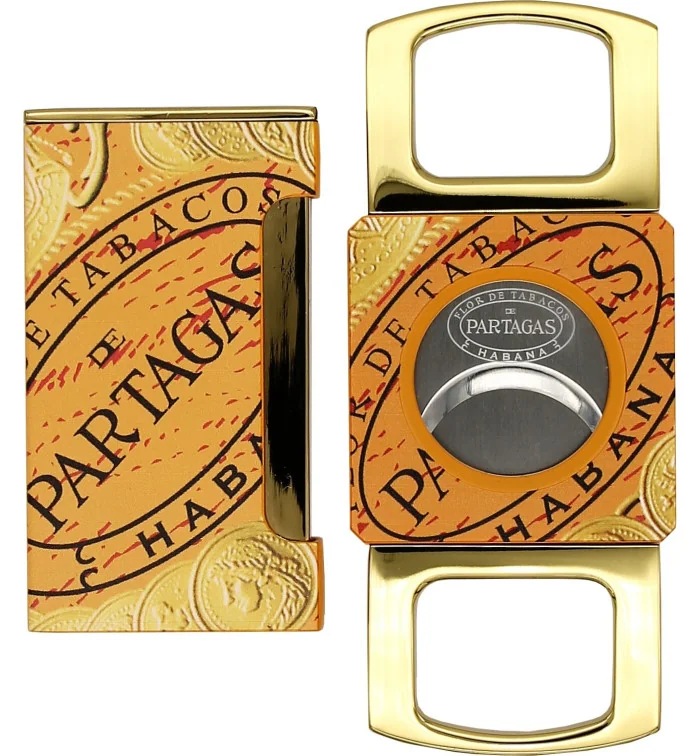 Partagas Lighter and Cutter Set