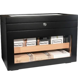 adorini Humidor Portico Deluxe Black