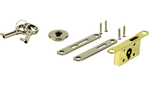 Humidor Swing bolt Lock Set silver photo 4