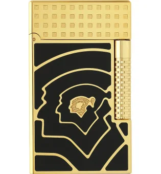 S.T. Dupont Le Grand Lighter Cohiba 60 black and gold C23472CL